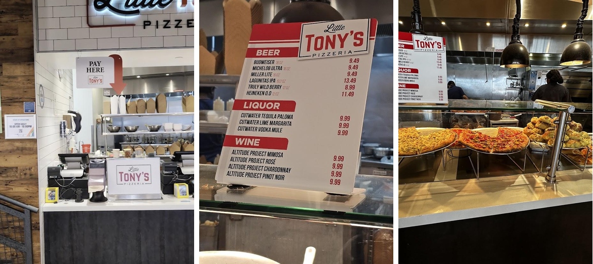 Little Tony's Pizzeria Menu